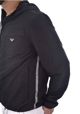 EMPORIO ARMANI Herren Men Jacke Jacket Slim Fit Windjacke Regenjacke Schwarz