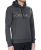 EMPORIO ARMANI EA7 Herren Men Kapuzenpullover Hoodie Sweatshirt SLIM FIT Grau