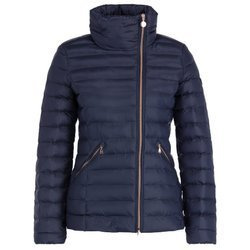 EMPORIO ARMANI EA7 Damen Women Stepp Jacke Jacket Kapuze Dunkelbau Navy SLIM FIT
