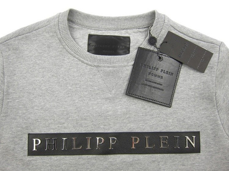 PHILIPP PLEIN "Drago" Herren Men Luxury Sweatshirt Pullover Grau Grey FW16/2017