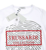 TRUSSARDI Collection M2 Berra Herren Men T-Shirt Kurzarm Weiß White NEU NEW