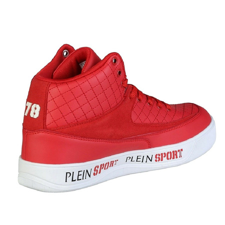 PLEIN SPORT Hi-Top Sneakers "nineteen" Herren Men Schuhe Shoes Sneaker Rot Red