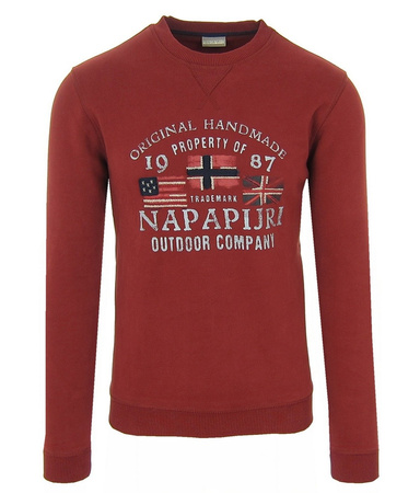 NAPAPIJRI Smu Bury N0YH5RR32 Herren Men Sweatshirt Pullover Red Rot