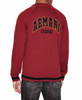 ARMANI EXCHANGE Herren Men Cardigan Pullover Sweat Rot