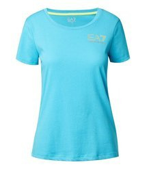 EMPORIO ARMANI EA7 Damen Women T-Shirt Blau Blue