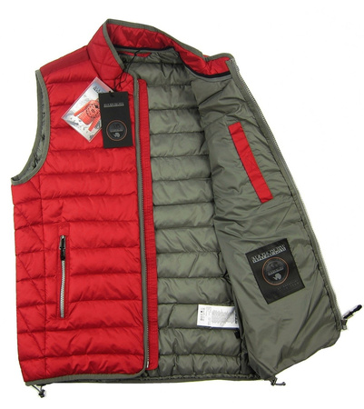 NAPAPIJRI Aerons Vest N0Y8AW094 Herren Men Weste Gilet Rot Old Red Warm