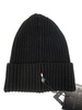 PHILIPP PLEIN Benie "Ferris" Herren Men Haube Mütze Beanie Woollen Hat Schwarz 