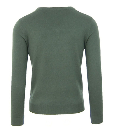 ARMANI JEANS 06W82 Herren Men Pullover Strick Sweat Dunkelgrün Dark Green ,Slim,