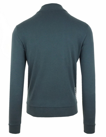 EMPORIO ARMANI EA7 3YPM81 Herren Men Sweatshirt Sweatjacke Anthracite Grau/Blau