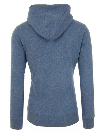 DIESEL Scentyn-S Herren Men Kapuzenpullover Hoodie Sweatshirt Blau Blue Brushed