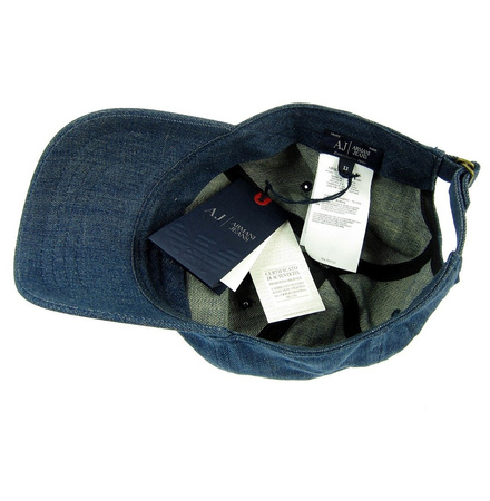 ARMANI JEANS 76415 Herren Men Mütze Kappe Cap Hat Basecap Blau Blue Jeans