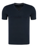 ARMANI EXCHANGE Herren Men Kurzarm T-Shirt V-Neck Slim Fit Dunkelblau Navy