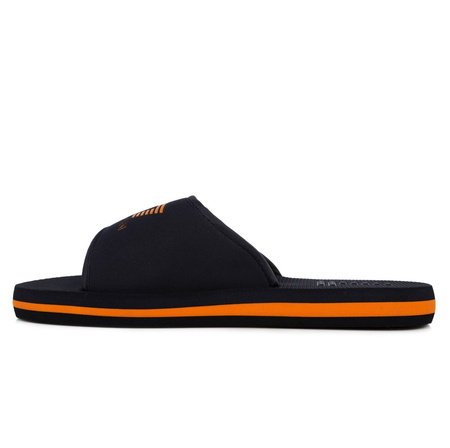 EMPORIO ARMANI EA7 Herren Men Badeschuhe Slipper Sandals Navy Orange