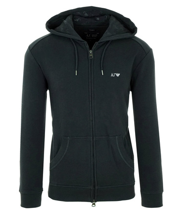 ARMANI JEANS 8N6M84 Herren Men Kapuzenpullover Sweatjacke Hoodie Dunkelblau Navy