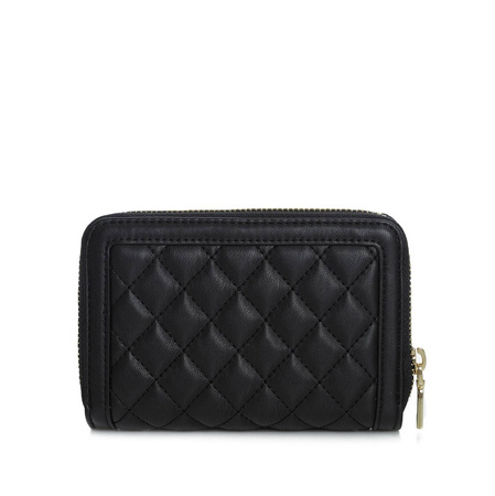 LOVE MOSCHINO Damen Women Portemonnaie Geldbörse Wallet Schwarz Gesteppt