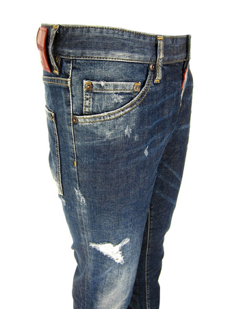 DSQUARED² S74LB0027 Herren Men Clement Jeans Hose Denim Blau Blue Made in Italy