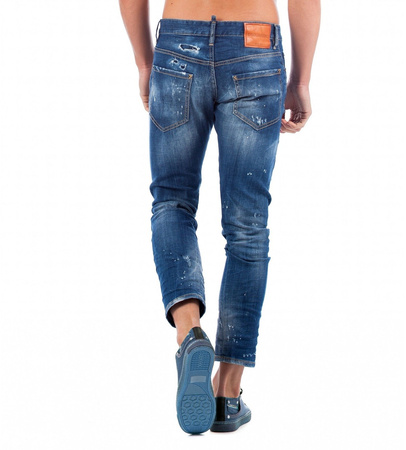 DSQUARED²  M.B.Jean Herren Men Jeans Hose Made in Italy Blau Blue
