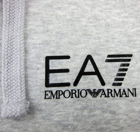 EMPORIO ARMANI EA7 6YPM59 Herren Men Kapuzenpullover Hoodie Sweatshirt Grau Grey