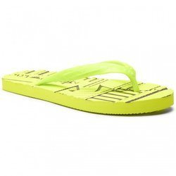 EMPORIO ARMANI Herren Men Flip Flops Zehentrenner NeonGrün