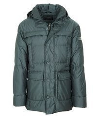 CALVIN KLEIN Collection Herren Men Jacke Jacket Parka Mantel Dunkelgrau Kapuze