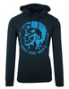 DIESEL S-Agnes Herren Men Kapuzenpullover Hoodie Sweatshirt Dunkelblau Navy