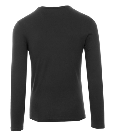 EMPORIO ARMANI Herren Men Langarmshirt Longsleeve Schwarz