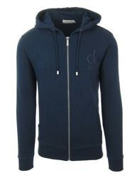 CALVIN KLEIN JEANS Hamish Herren Men Kapuzen Pullover Hoodie Sweat Dunkelblau