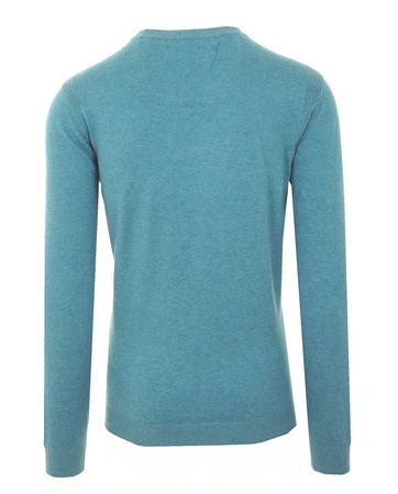DIESEL K-Manik Herren Men Pullover Strick Sweat Rundhals Blau Blue