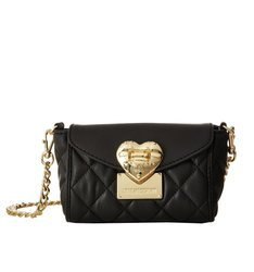 LOVE MOSCHINO Damen Women Mini Tasche Clutches Abendtasche Schwarz KLEIN !!!