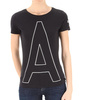 ARMANI JEANS C5H54 Damen Women T-Shirt Dunkelblau-Navy Zahl 9 Hinten