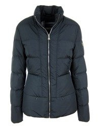 TRUSSARDI Collection Exver Maiolo Damen Women Daunen Jacke Down Jacket Navy Grau