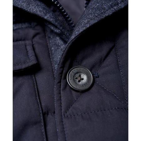 SUPERDRY Tech Tweed Herren Men Jacke Jacket Dunkelblau Navy