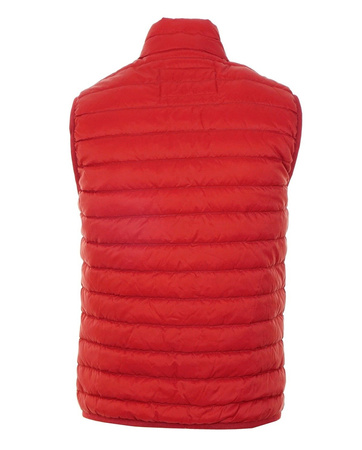 ARMANI JEANS Herren Men Weste Vest Gilet Rot Red Slim Fit