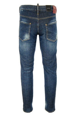 DSQUARED² S74LB0027 Herren Men Clement Jeans Hose Denim Blau Blue Made in Italy