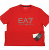 EMPORIO ARMANI EA7 273205 5P237 Herren Men T-Shirt Kurzarm Logo Rot Red V-Neck