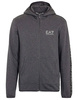 EMPORIO ARMANI EA7 Herren Men Kapuzenpullover Hoodie Sweatjacke Sweatshirt Grau