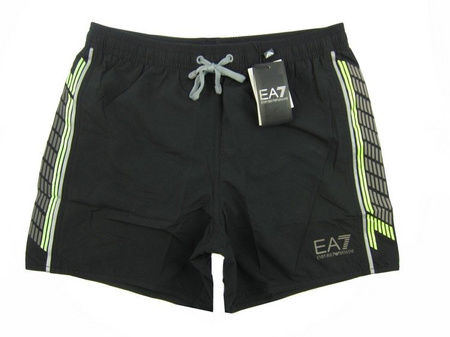 EMPORIO ARMANI EA7 5A722 Herren Men Badeshorts Kurz Hose Badehose Schwarz Black