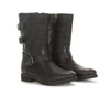 TOMMY HILFIGER Elina Damen Women Schuhe Shoes Stiefeletten Boots Leder Schwarz