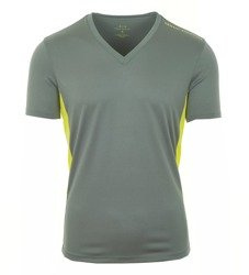 ARMANI EXCHANGE Herren Men Kurzarm T-Shirt V-Neck Grau