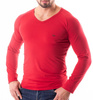 EMPORIO ARMANI Herren Men Langarmshirt T-Shirt Longsleeve V-Neck Slim Fit