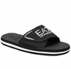 EMPORIO ARMANI EA7 Herren Men Badeschuhe Slipper Sandals Schwarz