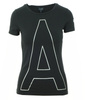 ARMANI JEANS C5H54 Damen Women T-Shirt Dunkelblau-Navy Zahl 9 Hinten