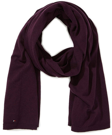 TOMMY HILFIGER Fabia Deep Violet Scarf Damen Women Winter Schal Viollet