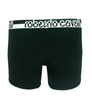 ROBERTO CAVALLI Herren Men Boxershorts 2er-Pack Doppelpack Bi-Pack Schwarz Black