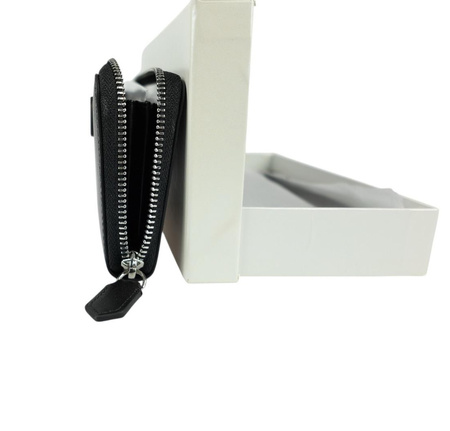 EMPORIO ARMANI Damen Women Geldbörse Wallet Portemonnaie Schwarz Black