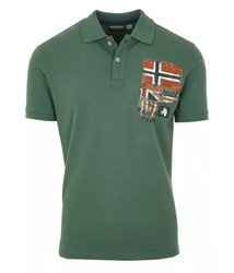 NAPAPIJRI Erenner Herren Men Polo T-Shirt Poloshirt Grün Greenhouse