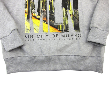 TRUSSARDI Herren Men Kapuzenpullover Hoodie Sweatshirt Grau Grey Made in Italy 