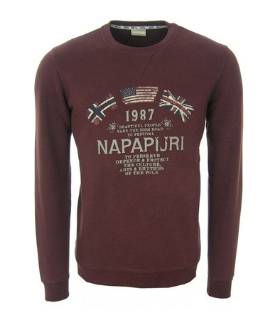 NAPAPIJRI Smu Ballo Sweat N0YFMIR83 Huckleberry Herren Men Pullover