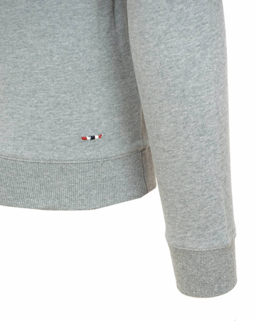 NAPAPIJRI Bandy Herren Men Kapuzenpullover Hoodie Sweatjacke Sweatshirt Grau
