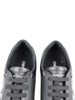 EMPORIO ARMANI  Herren Men Schuhe Shoes Sneaker Logo Leder Schwarz Black
